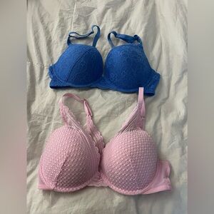 Bundle of 2 push up bras. Size 36C